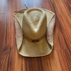 Bullhide Pink Detailed Cowboy Cowgirl Hat Large